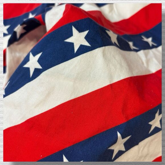 Royal & Awesome Golf Shorts Pars and Stripes Red White Blue Stars Flag Size 36 - Picture 7 of 8